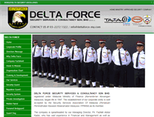 Tablet Screenshot of deltaforce-my.com